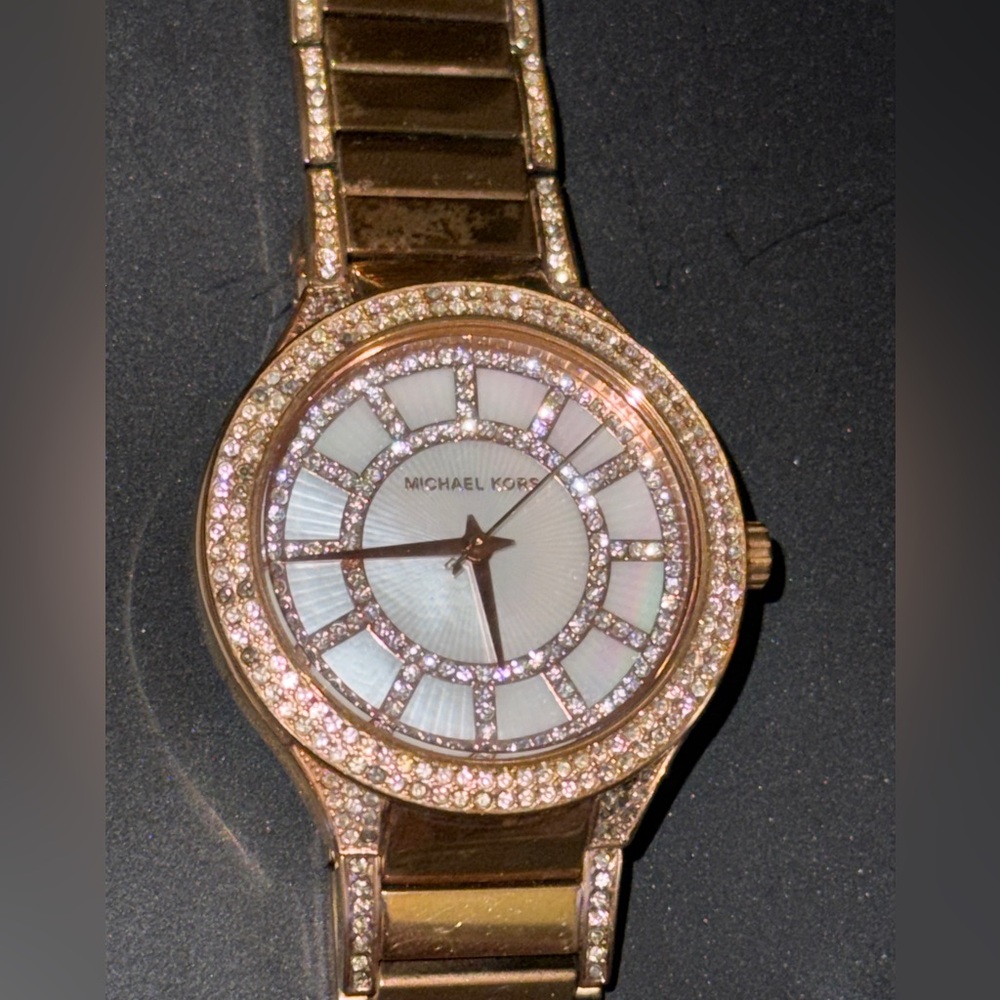 Michael Kors Gold Kerry Crystals Watch